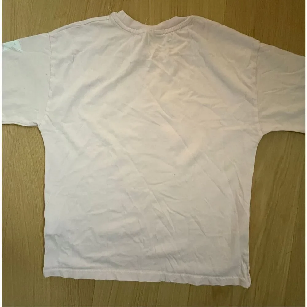 Zara Girls NYC Squad Good Vibes League Short Sleeve T-Shirt Pink Size 12-14